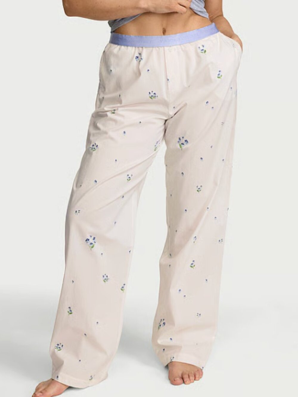 VICTORIA'S SECRET 100% Cotton Heritage Pajama Pants - Large - NWT